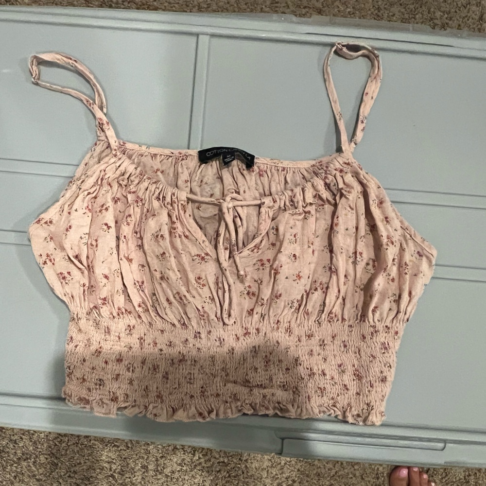 Cotton Candy Blush Floral Camisole